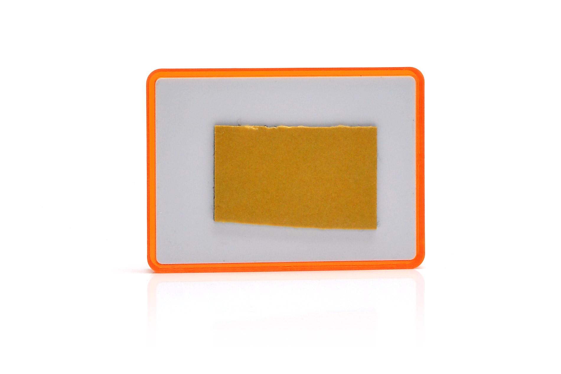 Tarraheijastin 55x40mm keltainen